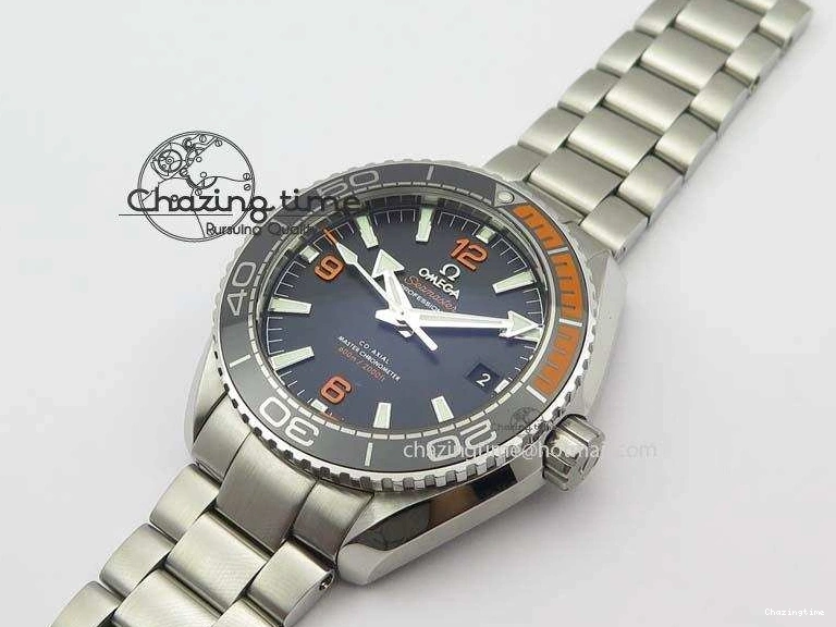 0309 Trendy 2016 Planet Ocean 43.5mm SS V6F Best Edition Black Dial On SS Bracelet A 8210